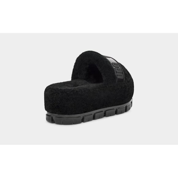 UGG Fluffita Slide Sandals for Women - Clear Black, Size 8, New in Box - Picture 3 of 5